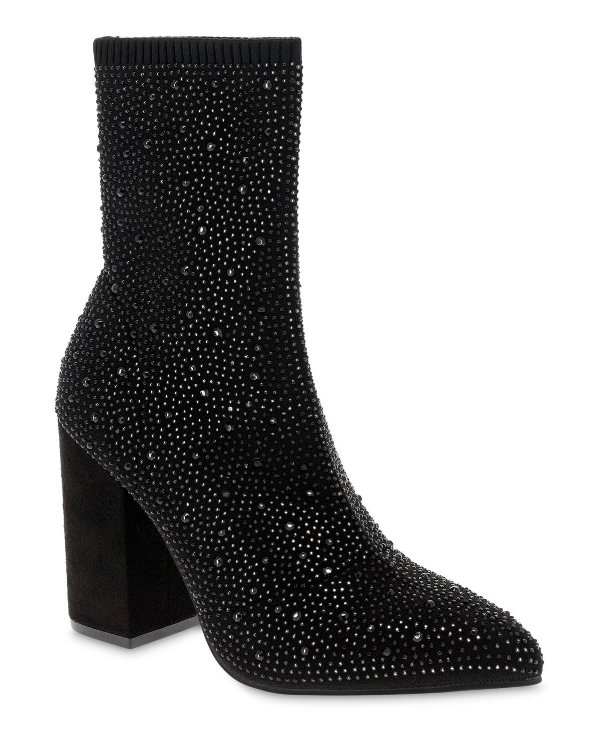 Mia Womens Magdalena Knit Sock Dress Booties Product Image
