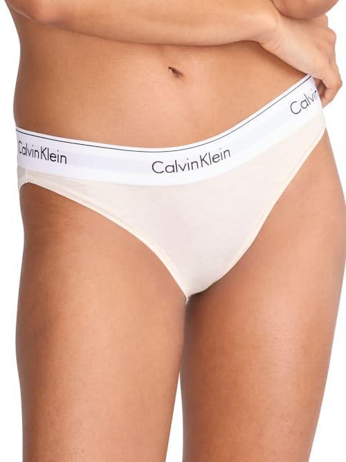 Calvin Klein Women's Icon Cotton Modal Bikini - White - XL Product Image