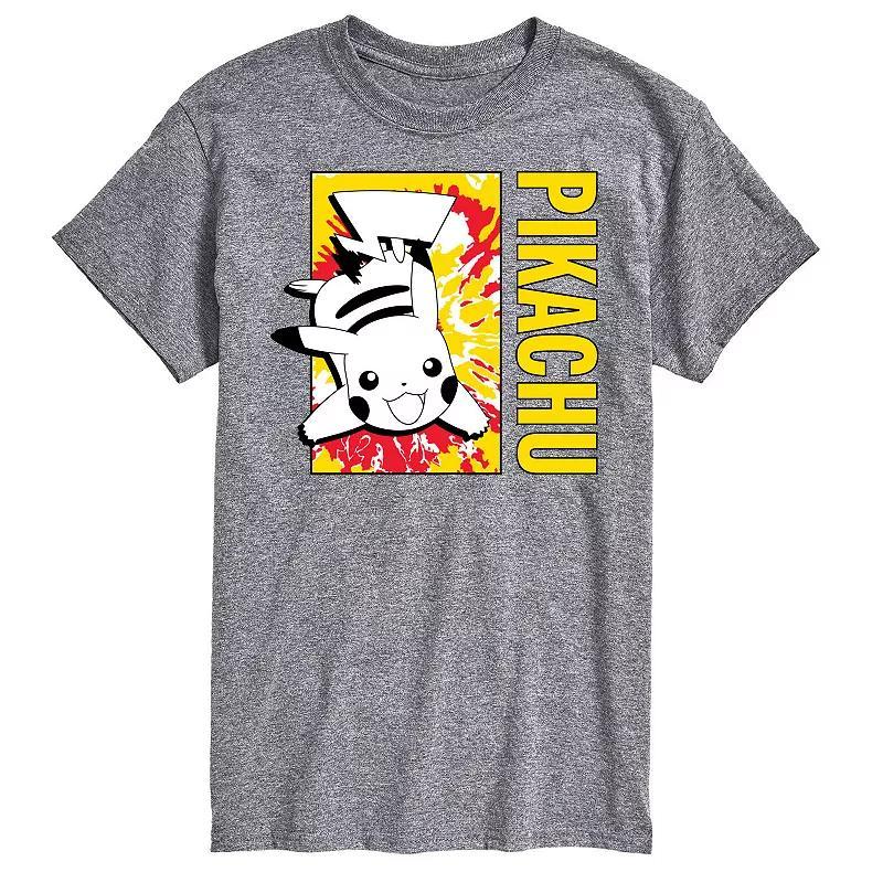 Mens Pokemon Tie Dye Pikachu Tee Product Image