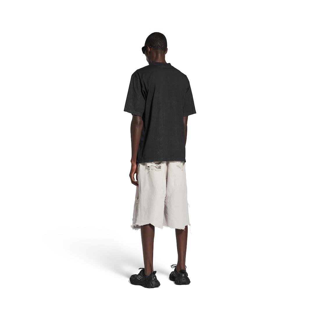 City Of Angels T-shirt Medium Fit in Black Faded Product Image