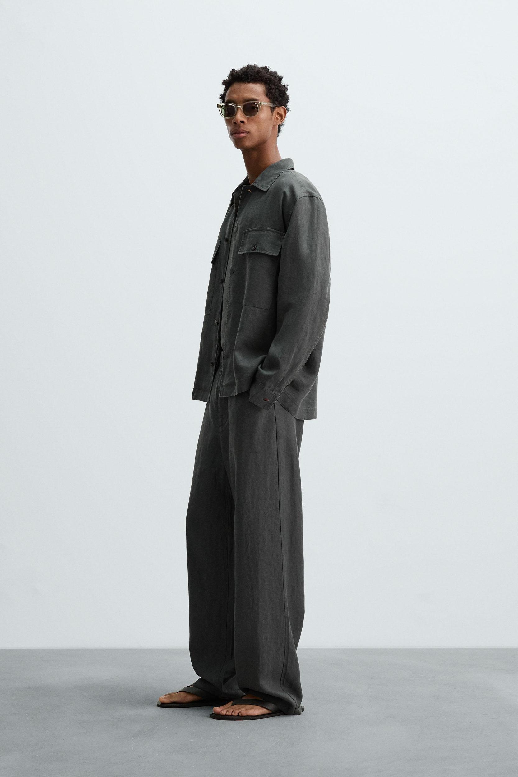 RELAXED FIT 100% HEMP PANTS Product Image