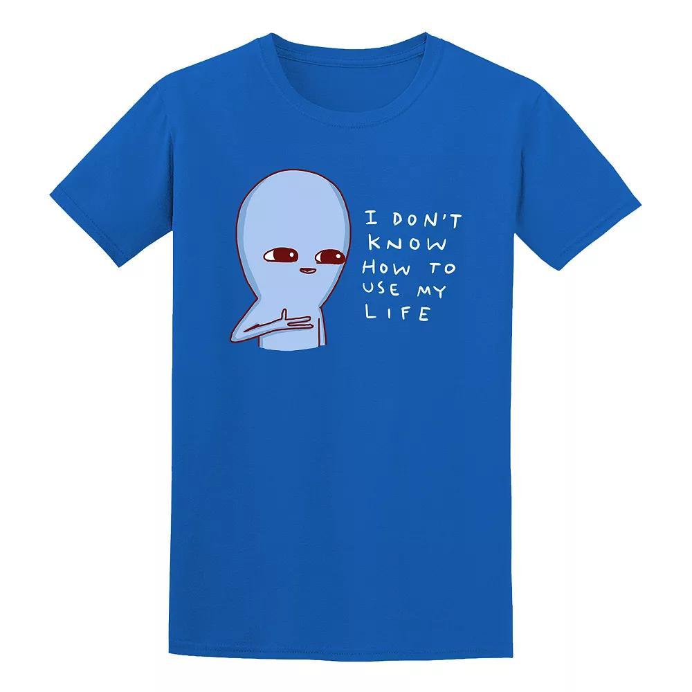 Men's COLAB89 by Threadless Strange Planet Tee, Size: Small, Grey Royal Product Image