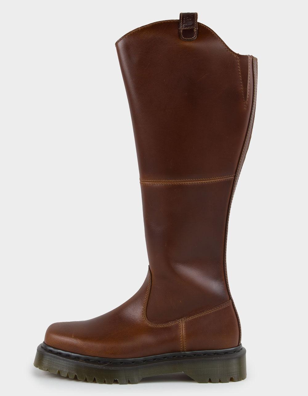 DR. MARTENS Amaayah Womens Knee High Leather Boots Product Image