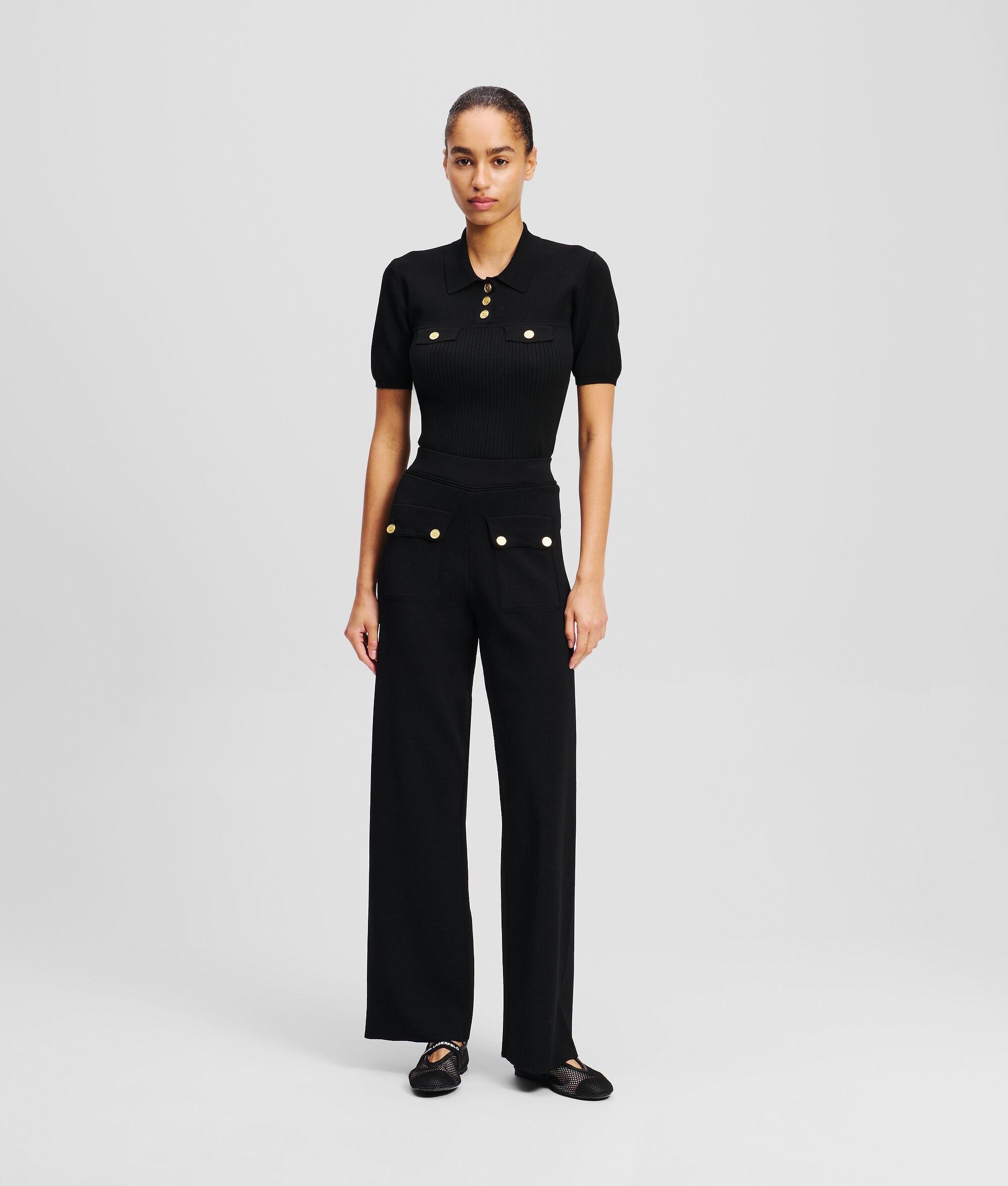 BUTTON-DETAIL PANTS Product Image