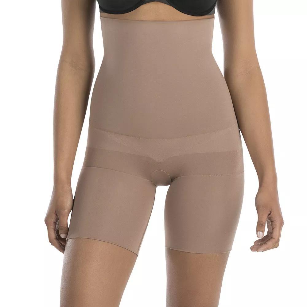 RED HOT by SPANX® Women's Ultra-Firm Control Shapewear Flat Out Flawless High-Waist Mid-Thigh Body Shaper FS4015, Size: Small, Naked Product Image