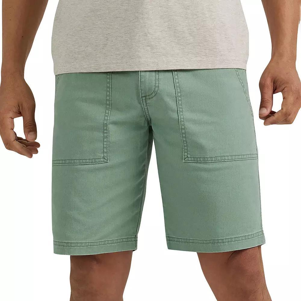 Men's Wrangler 10" Utility Shorts, Size: 34, Green Product Image