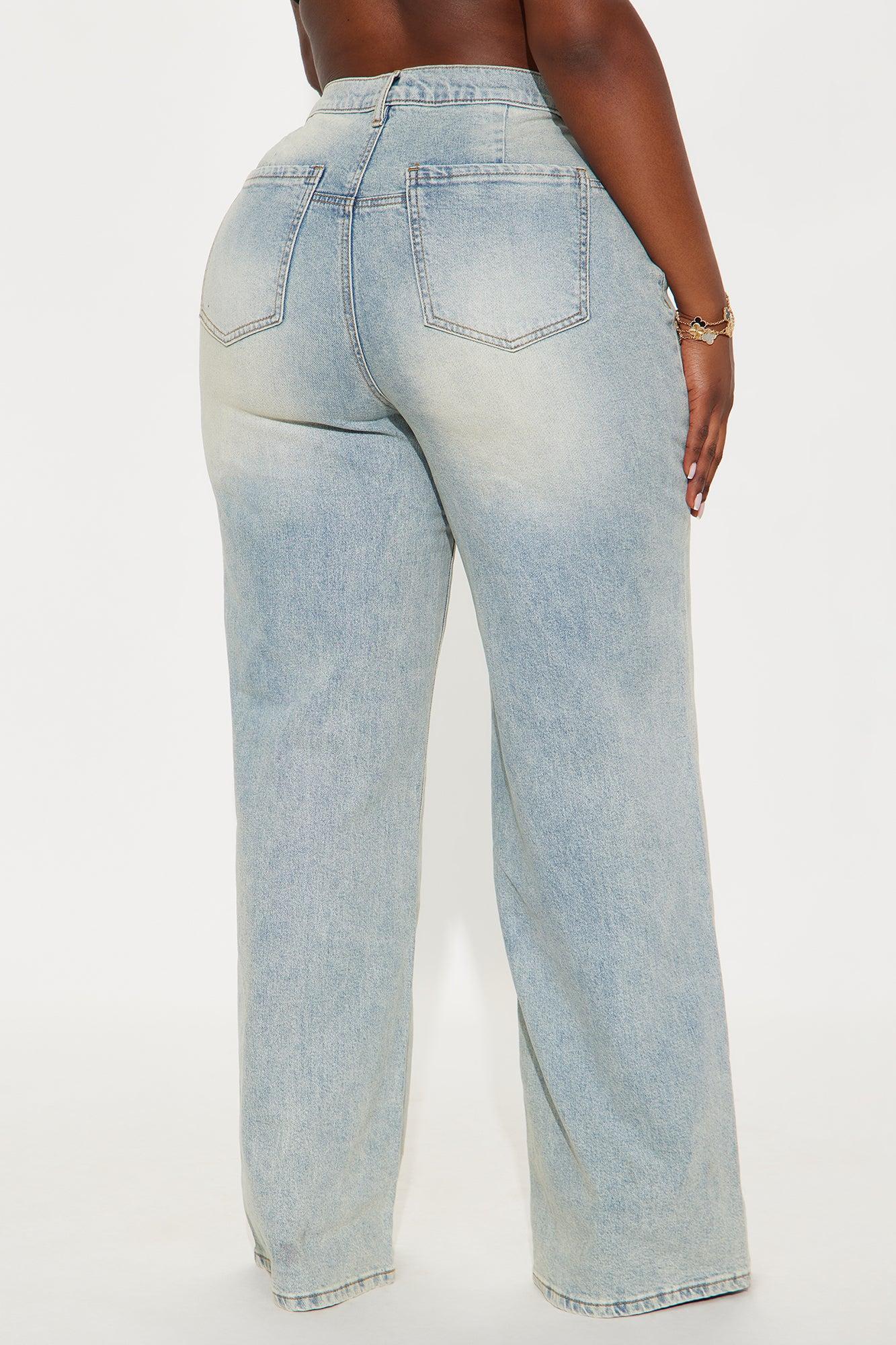 Favorite Classic Wide Leg Jeans - Vintage Wash Female Product Image