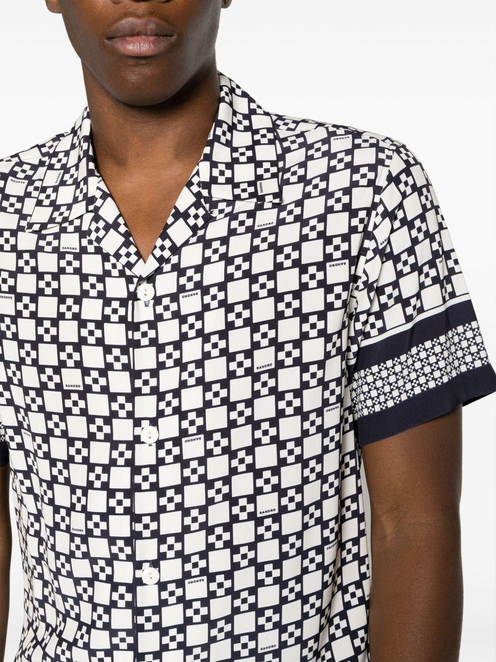 Square Cross shortsleeved shirt Product Image