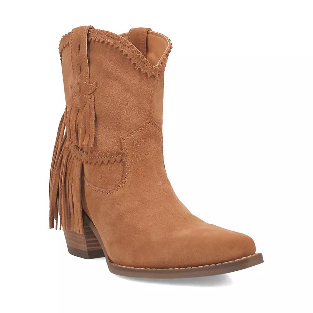 Dingo Fandango Women's Leather Ankle Boots, Size: 11, Camel Product Image