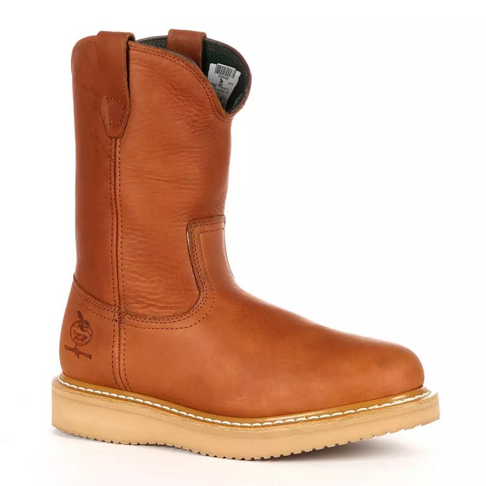 Georgia Boots Farm & Ranch Mens 10-in. Wellington Work Boots Product Image