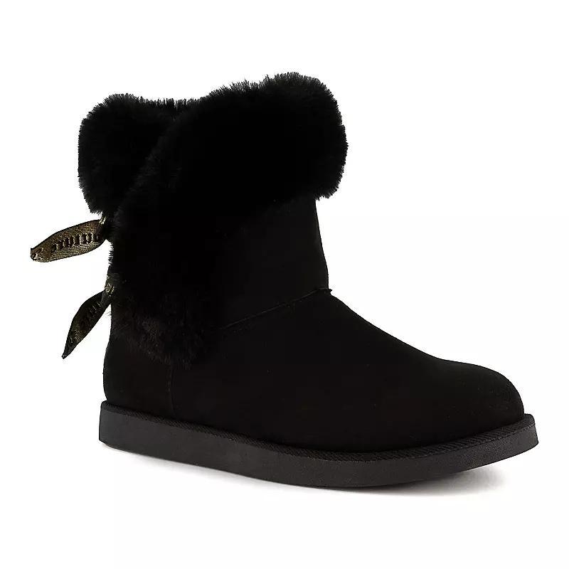 Juicy Couture King 2 Women's Cold Weather Boots, Size: 7, Black Leopard Product Image