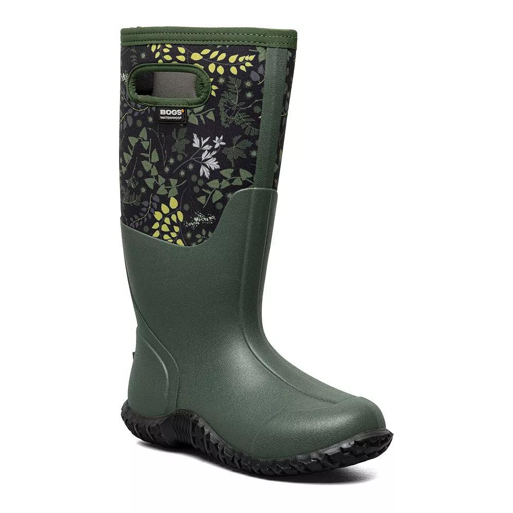 Bogs Mesa Women's Waterproof Rain Boots, Size: 6, English Botanical Product Image