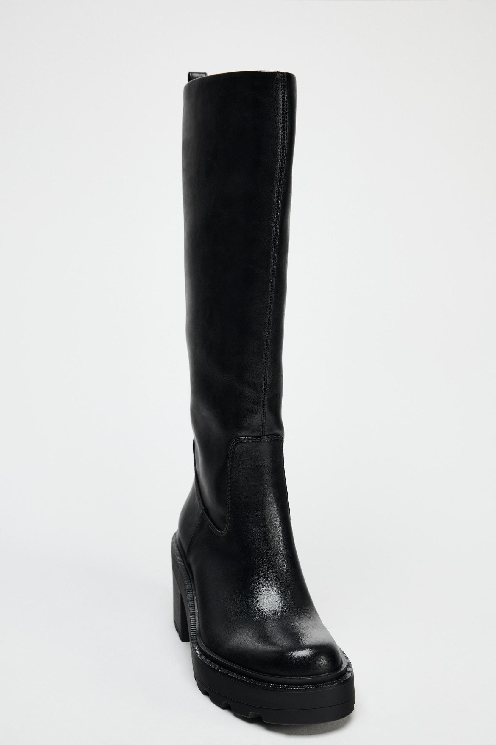 HEELED LUG SOLE BOOTS Product Image