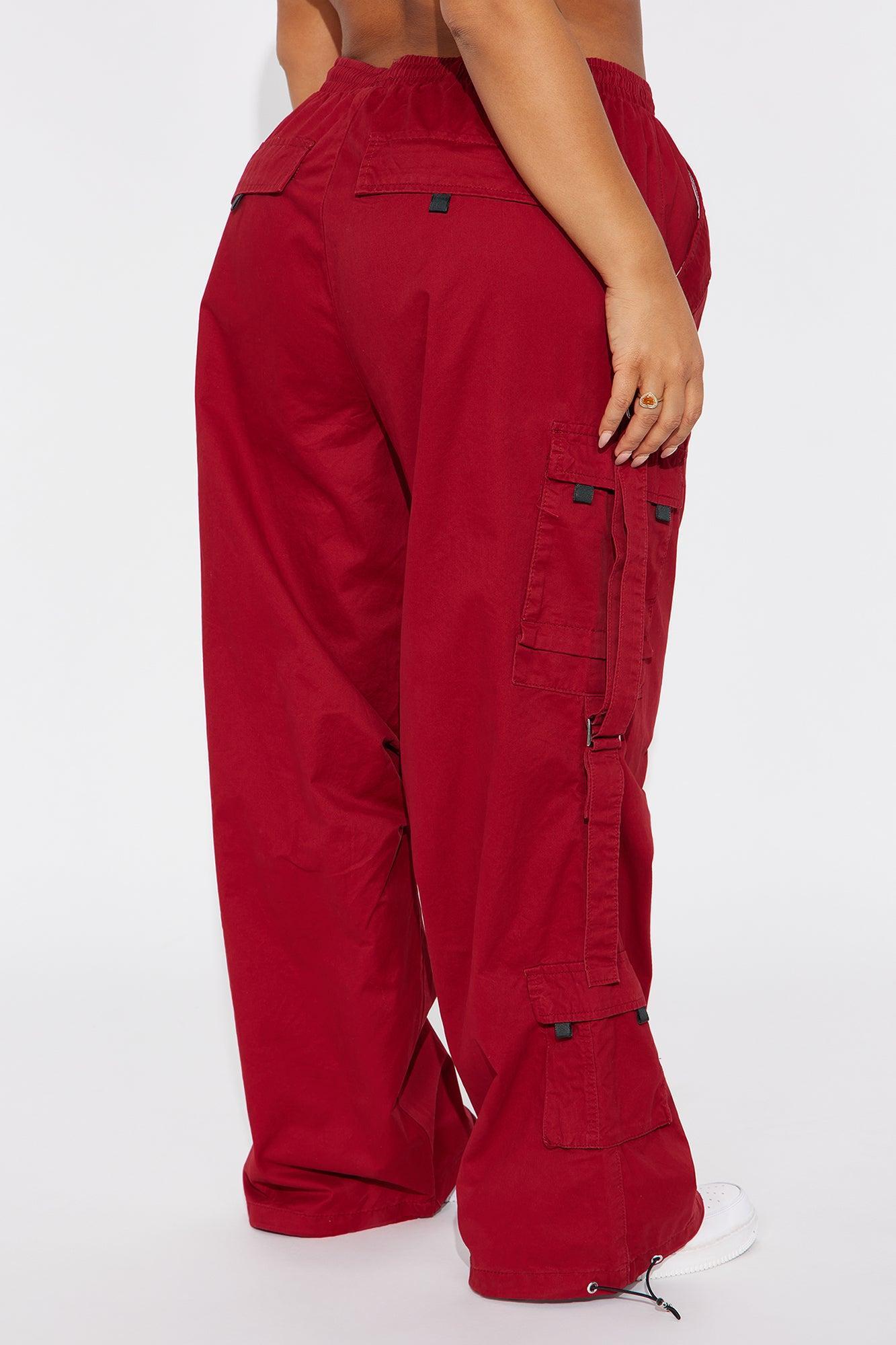 Don't Mess Around Cargo Pant - Red Product Image