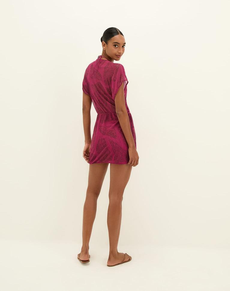 Emily Short Cover Up - Roseate Product Image