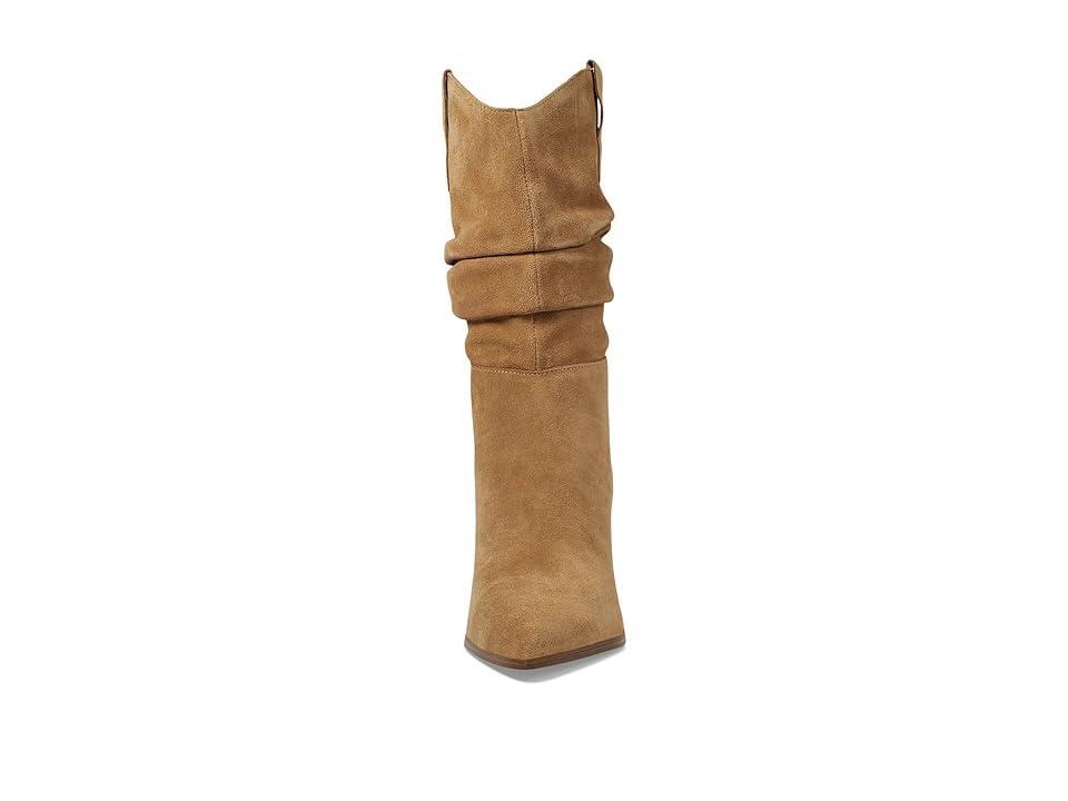 Nine West Kadon Women's Pointy Toe Block Heel Dress Booties, Size: 8.5, Red Suede Product Image
