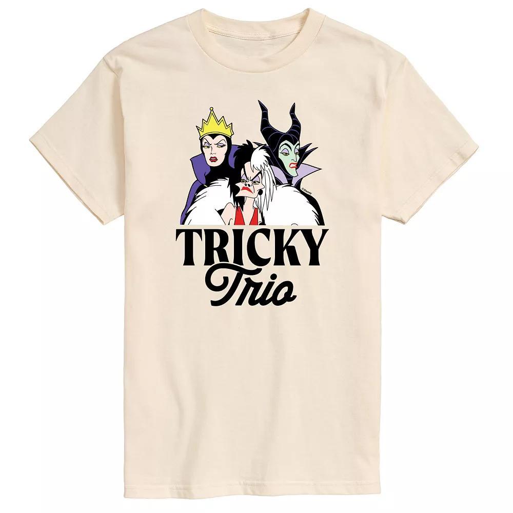 Disney Villains Men's Tricky Trio Graphic Tee, Size: XL, Red Product Image