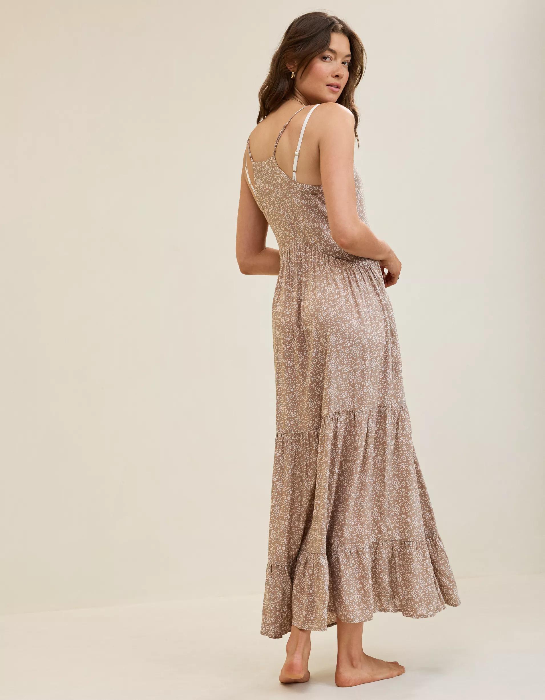 Aerie Printed Maxi Dress Product Image