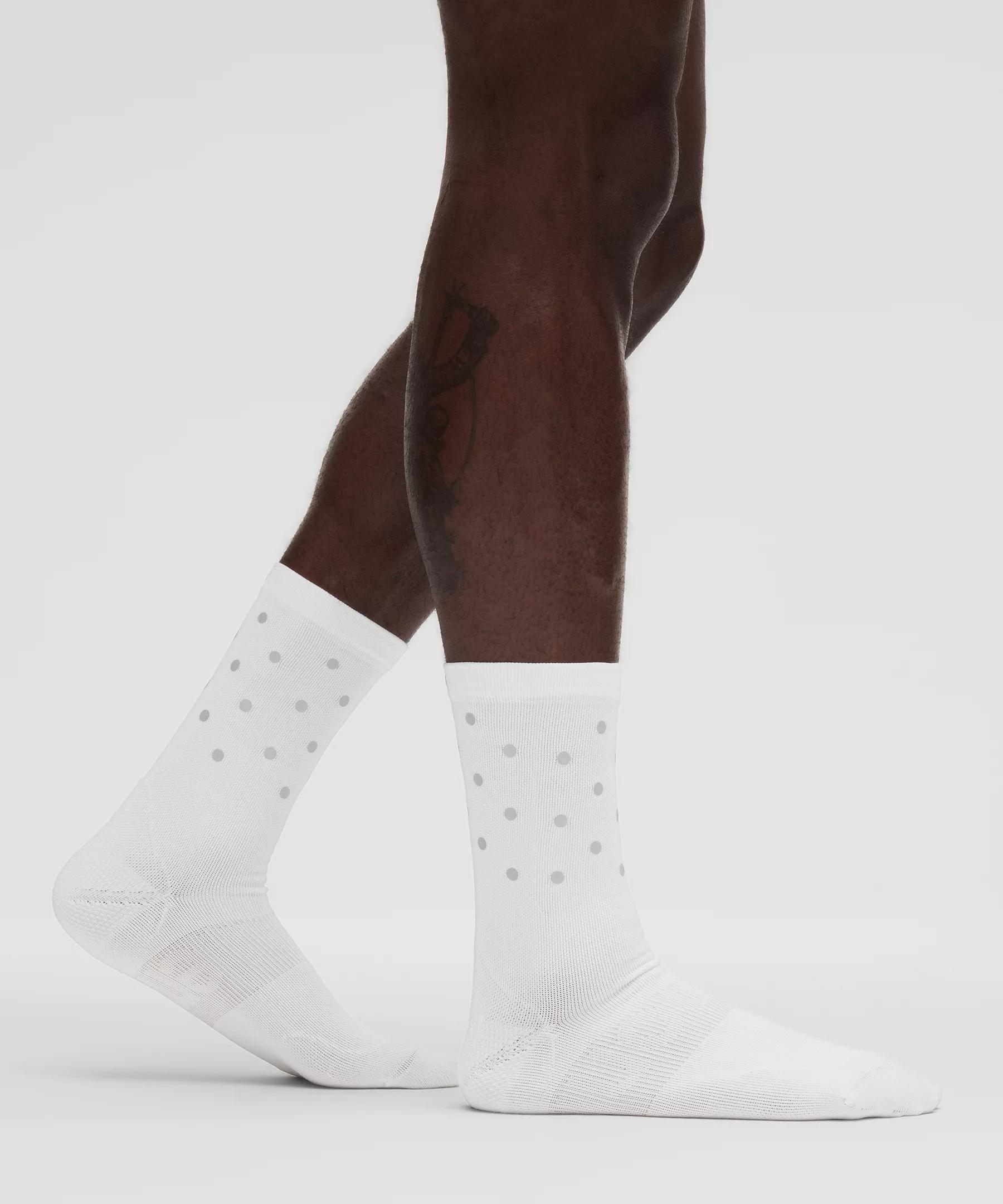 Men's Power Stride Crew Socks *Reflective Product Image