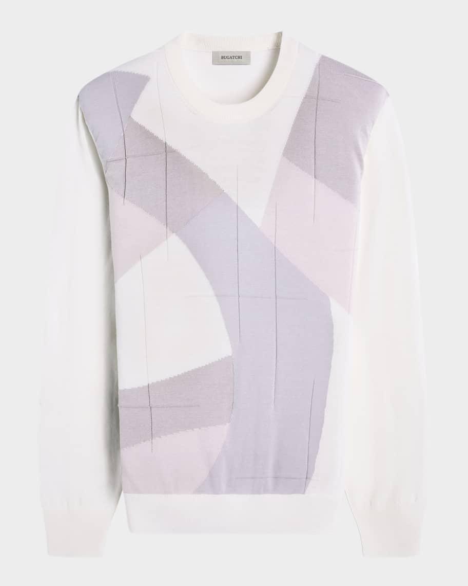Men's Abstract Crewneck Sweater Product Image
