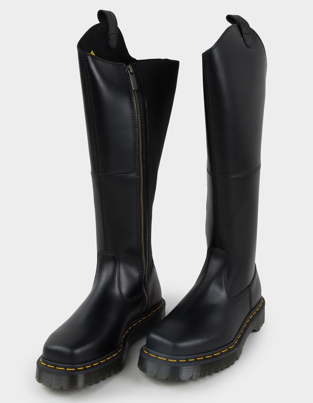 DR. MARTENS Amaayah Womens Knee High Leather Boots Product Image