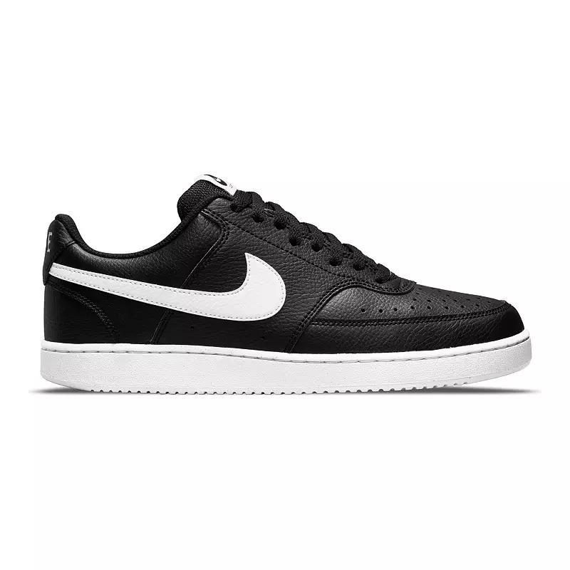 Nike Court Vision Next Nature Men's Low-Top Shoes, Size: 11.5, Black White Black Product Image