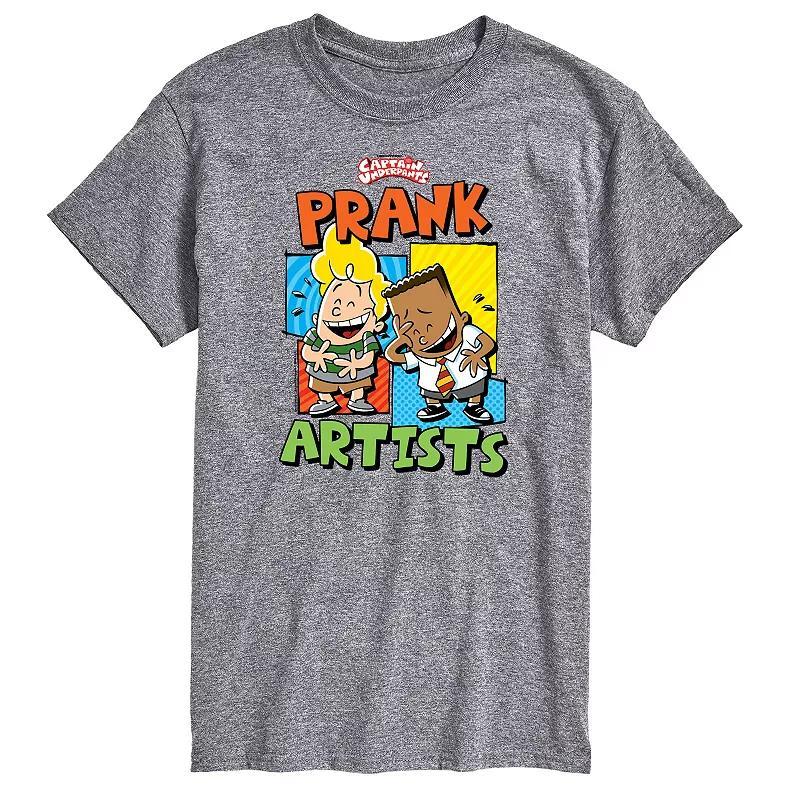 Mens Captain Underpants Prank Artists Graphic Tee Product Image