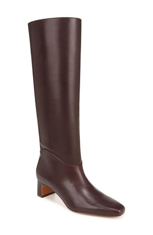 Calfskin Kitten-Heel Knee Boots Product Image