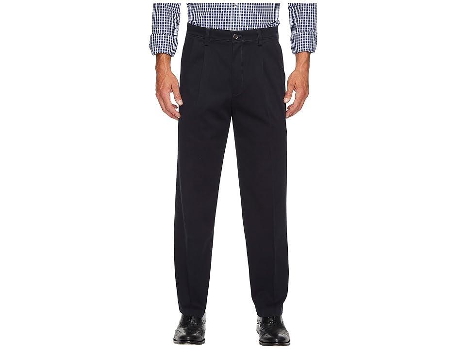 Men's Dockers® Stretch Easy Khaki Classic-Fit Pleated Pants, Size: 38X34, Black Product Image