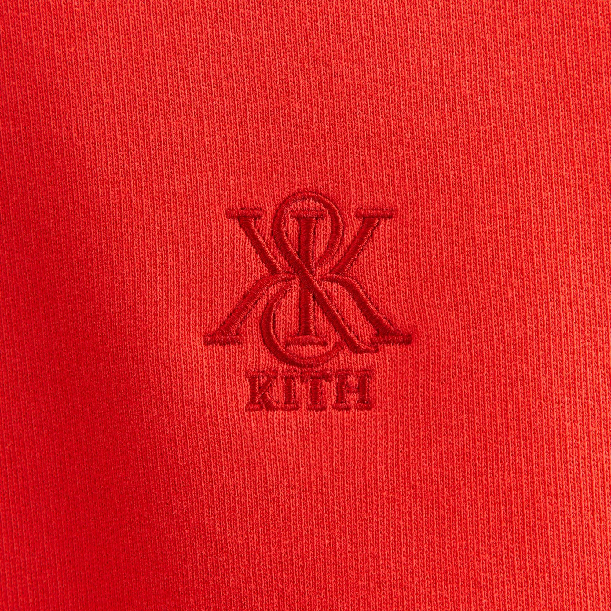 Kith Women Asher Crest Crewneck - Cinnabar Female Product Image