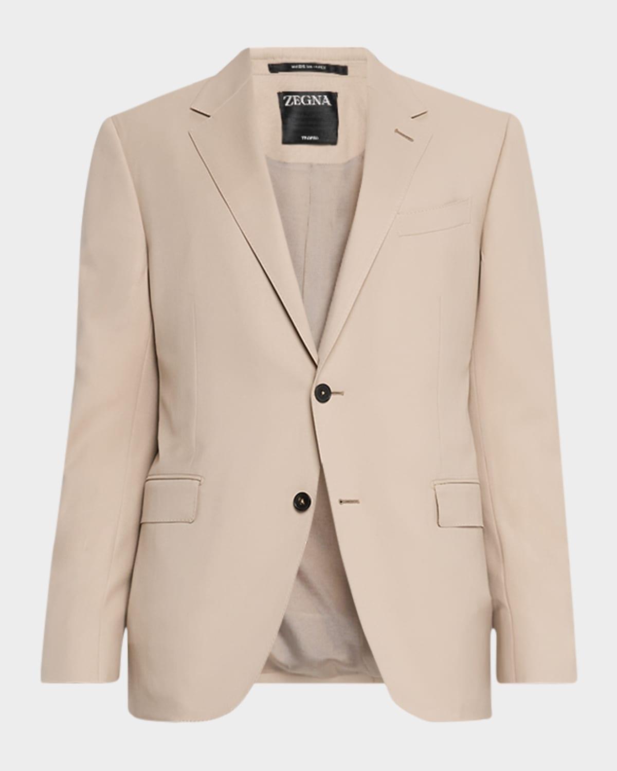 Mens Trofeo Wool Solid Suit Product Image