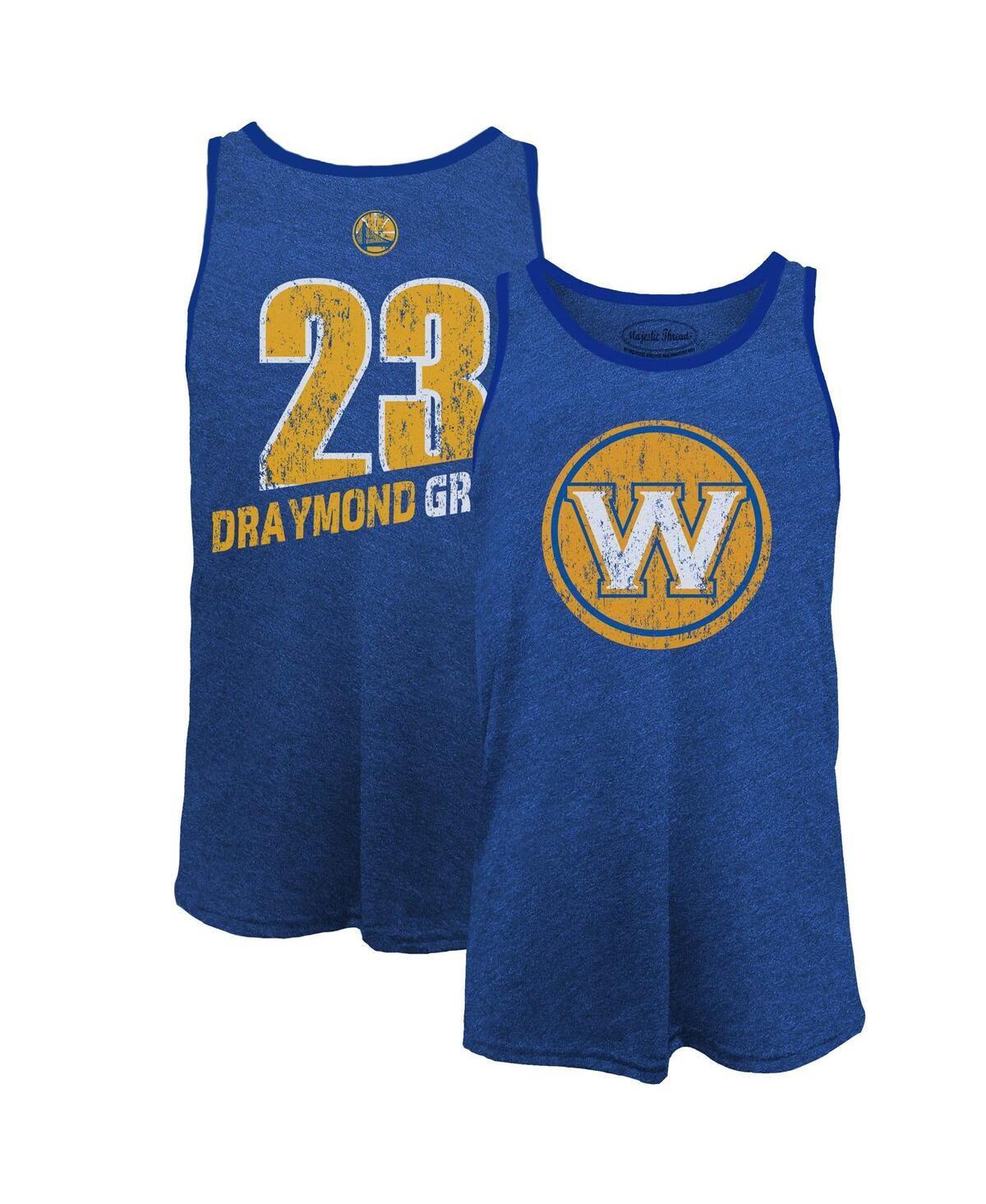 Men's Majestic Threads Draymond Green Royal Golden State Warriors Name & Number Tri-Blend Tank Top, Size: Small, Blue Product Image