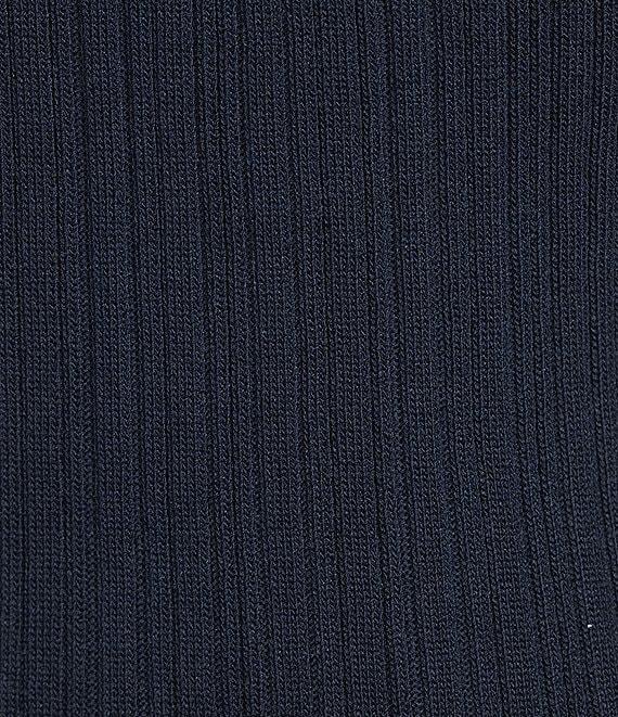 Skies Are Blue Rib Knit High Neck Sleeveless Halter Tank Product Image