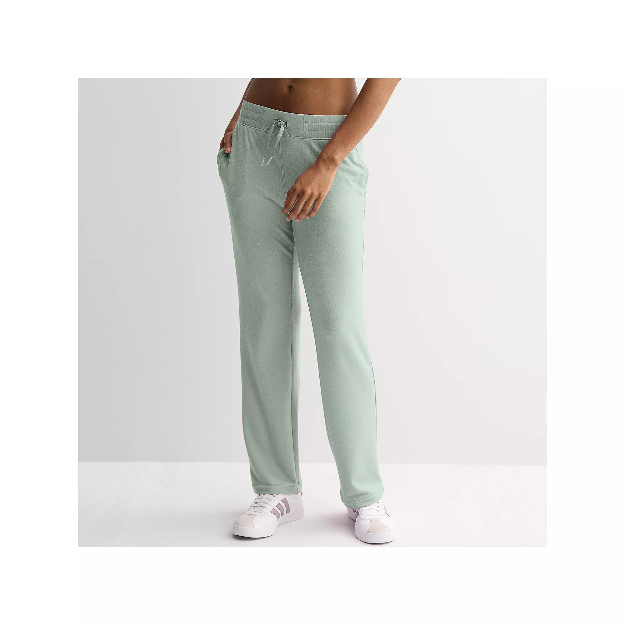 Women's Tek Gear® French Terry Open Hem Pant, Size: XS, Ostego Bay Product Image