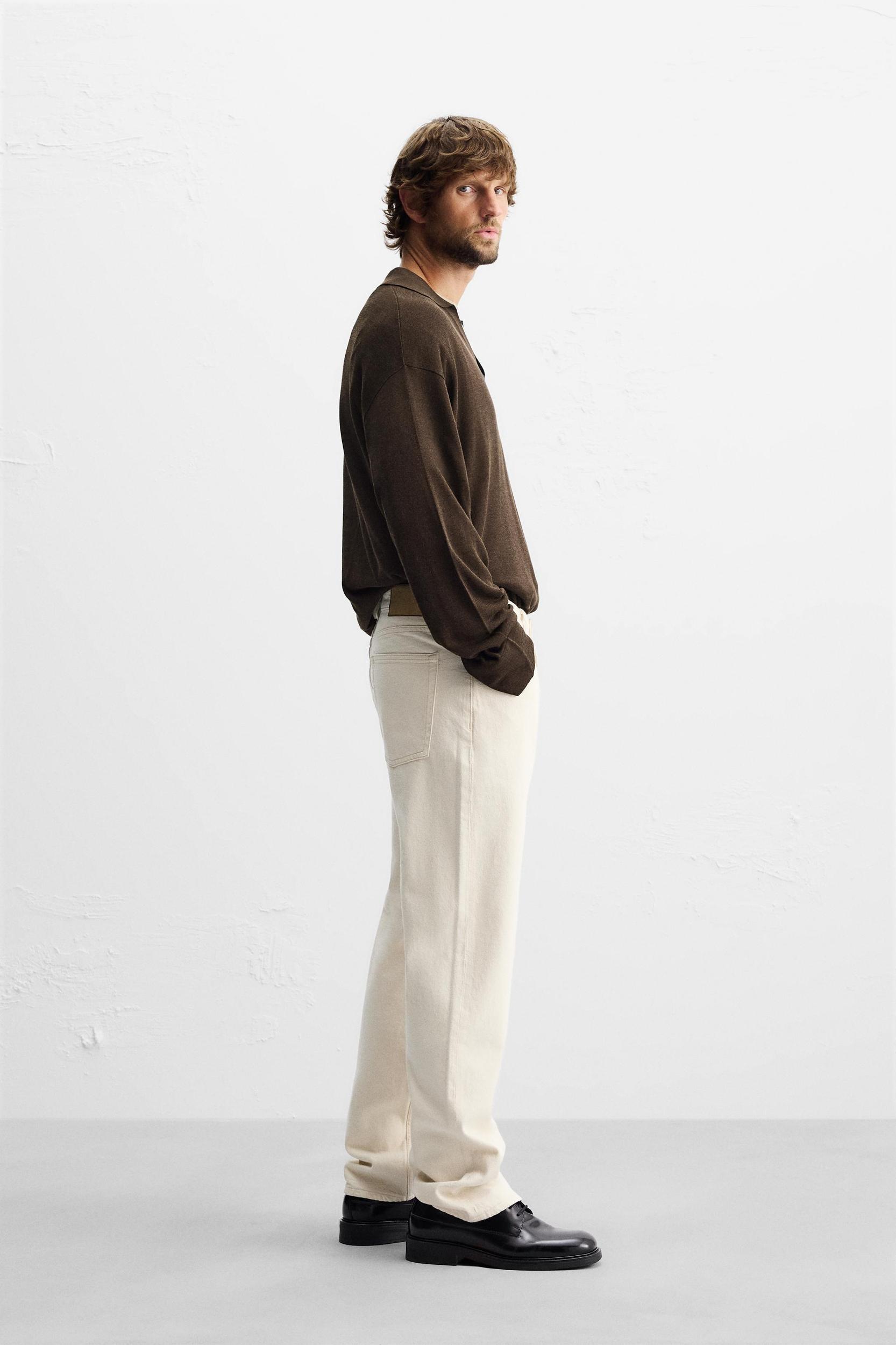 VISCOSE - COTTON KNIT POLO Product Image