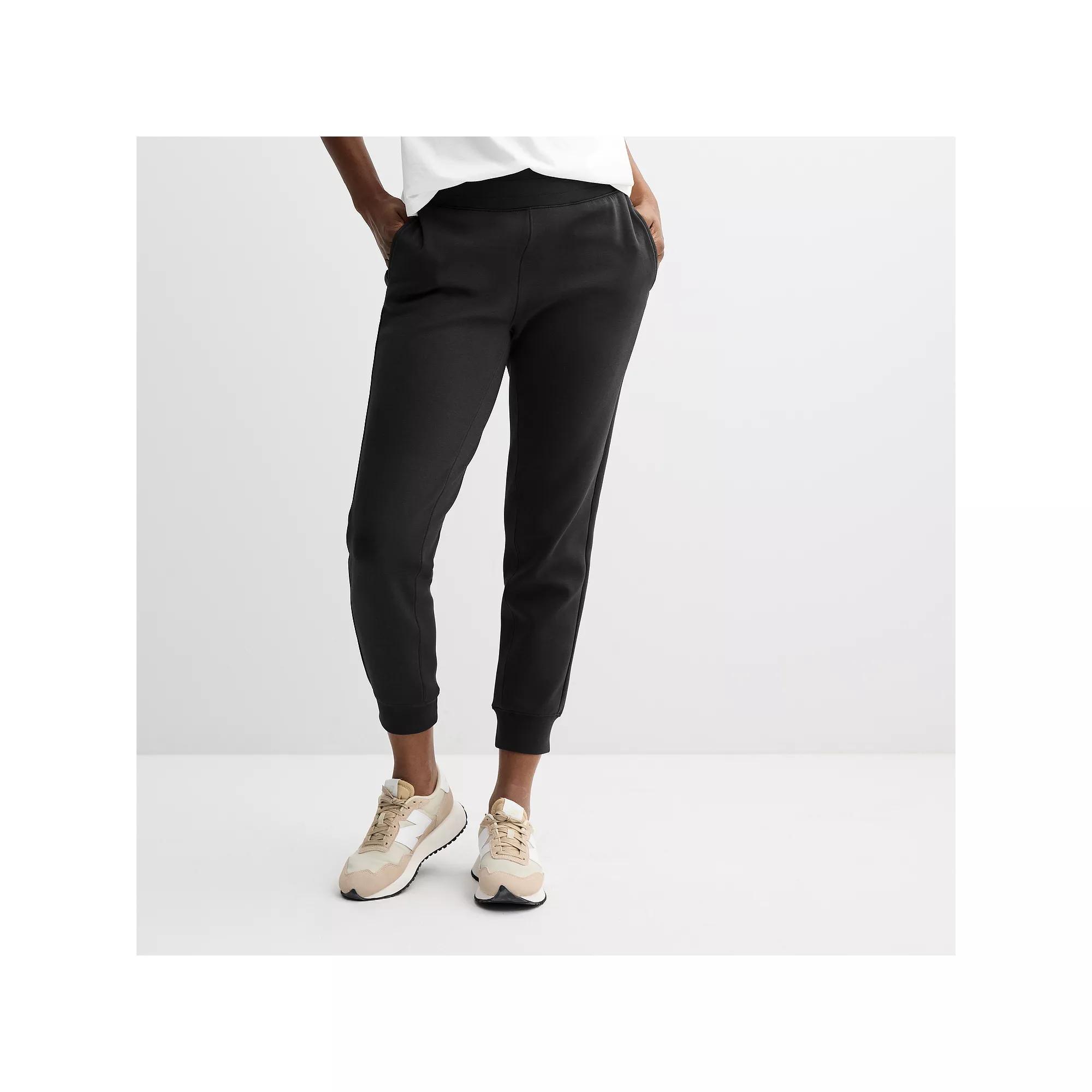 Women's Tek Gear® Ultracomfort Tapered Pants, Size: XL, Mineral Black Product Image