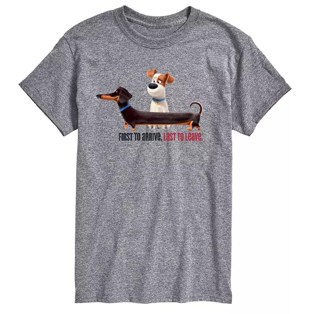 Big & Tall The Secret Life of Pets First To Arrive Dachshund Graphic Tee, Mens Product Image