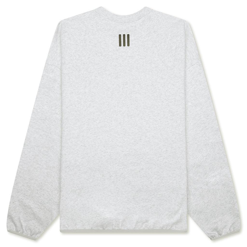Fear of God Athletics x Adidas Cotton Fleece Crewneck - Light Heather Grey Male Product Image
