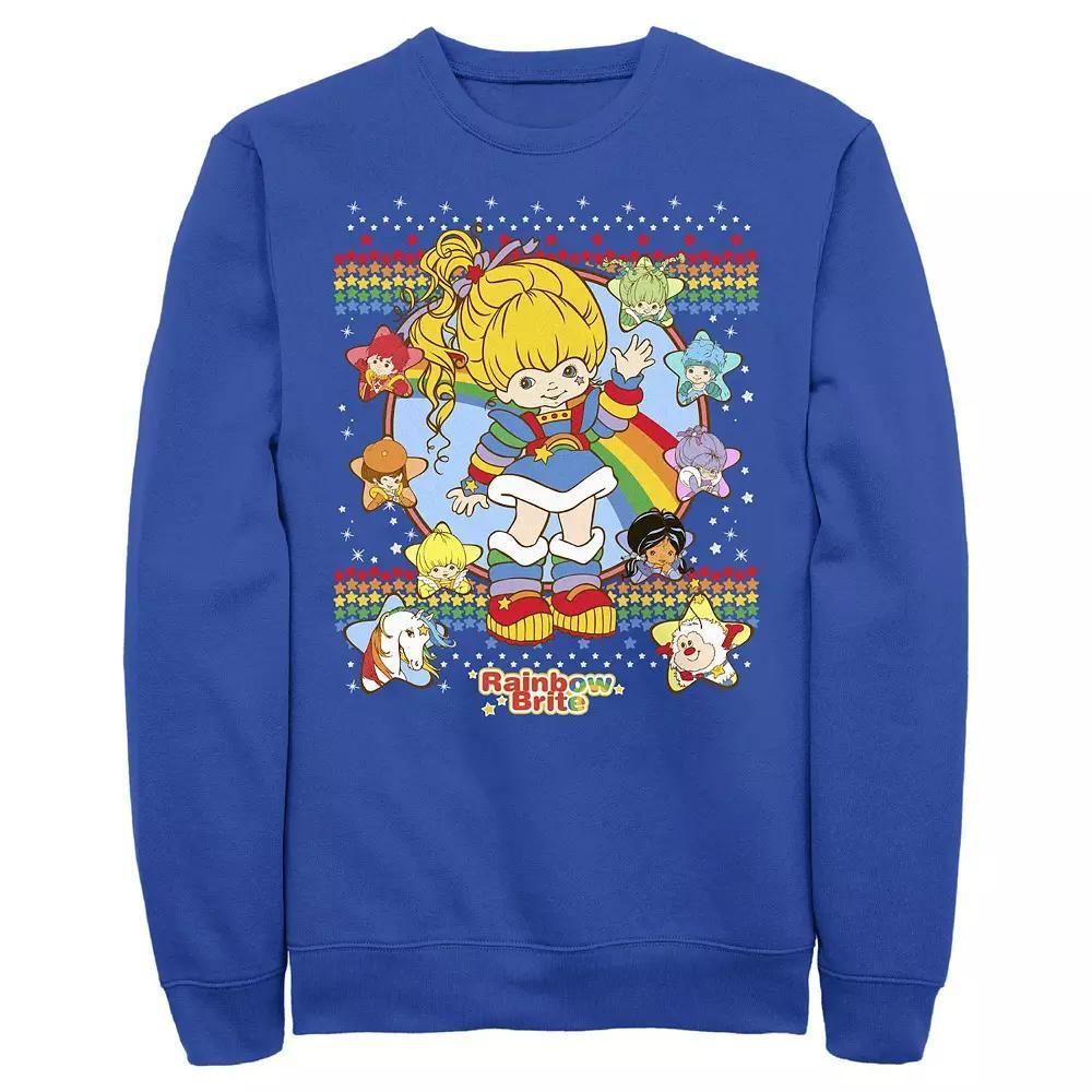 Mens Rainbow Brite Star Icons Fleece Sweatshirt Product Image