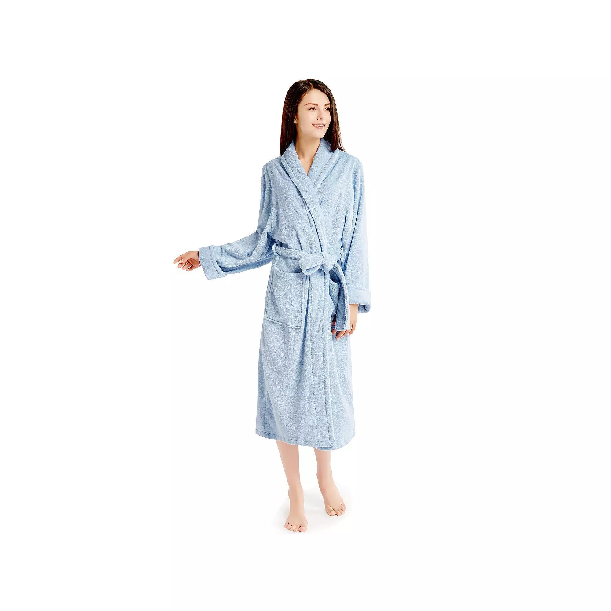 INK+IVY Women's Cotton Terry Robe, Size: Small/Medium, White Product Image