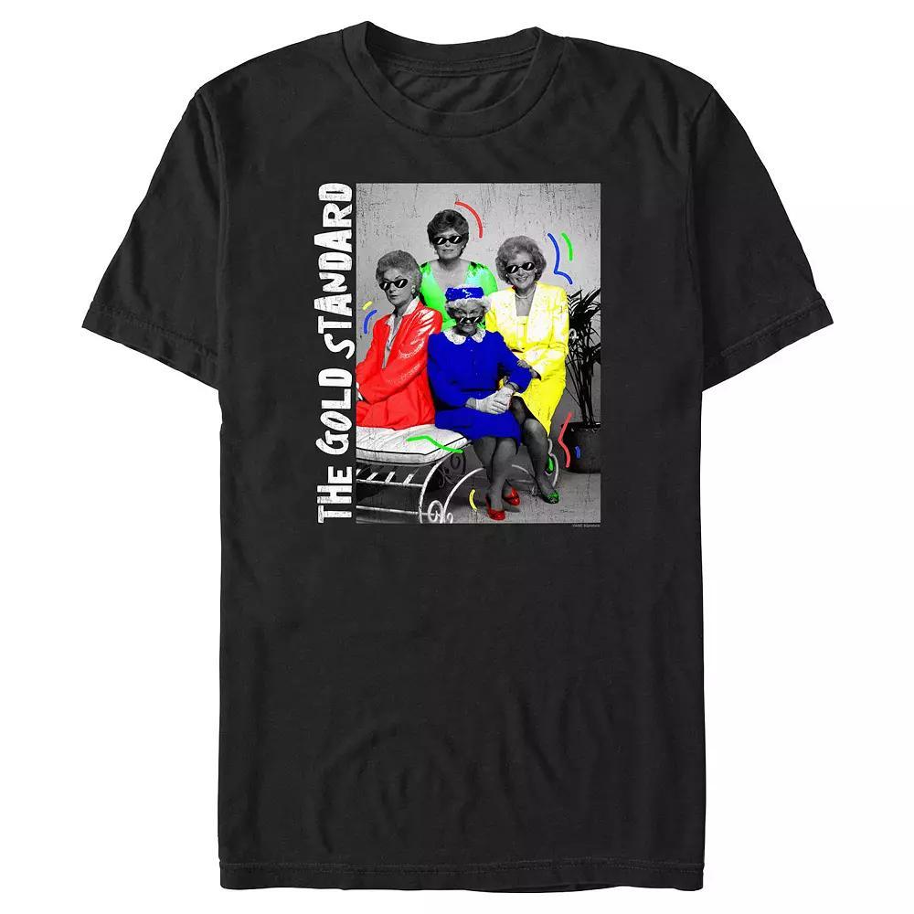Men's Golden Girls Gold Standard Graphic Tee, Size: Medium, Black Product Image