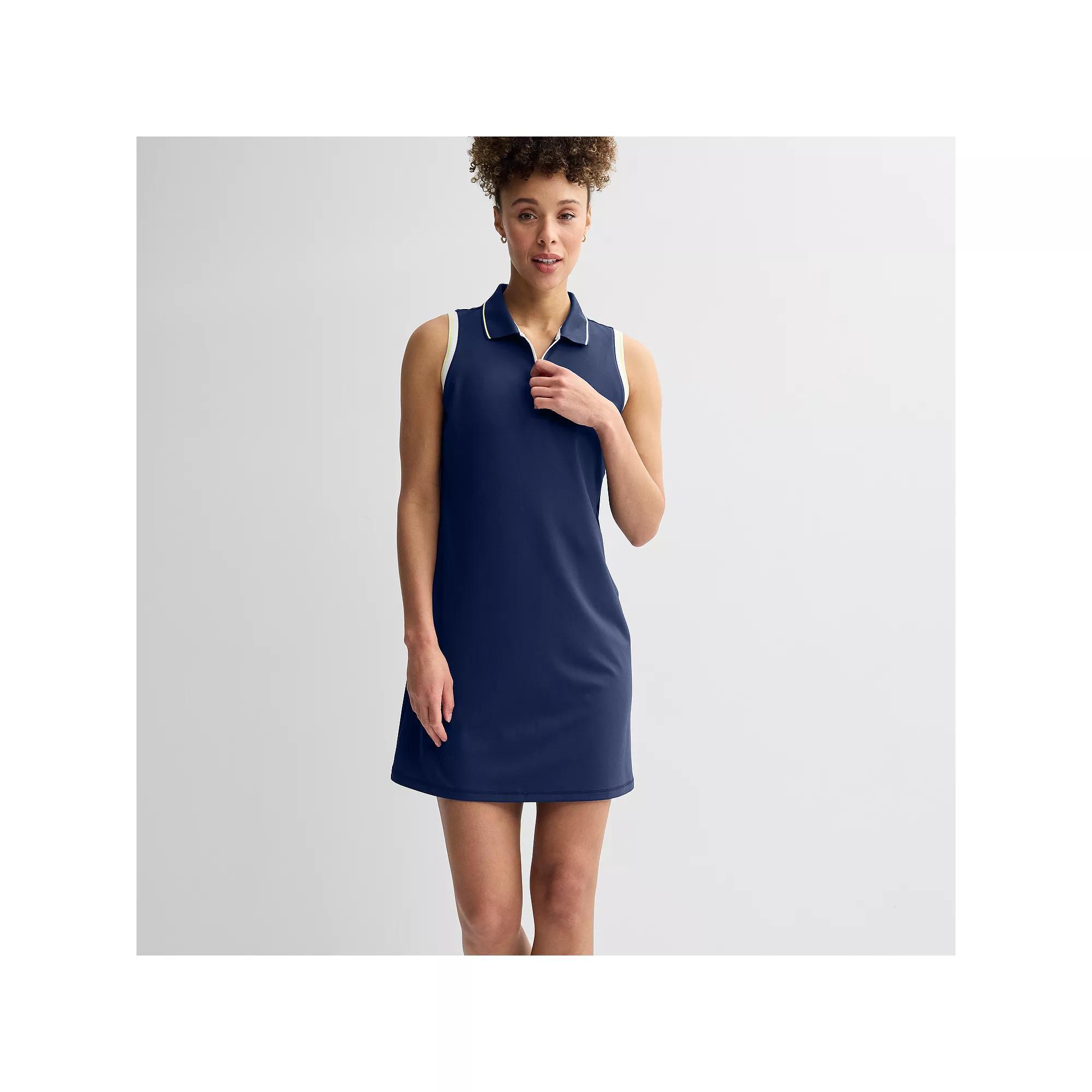 Women's Tek Gear® Polo Tank Top Dress, Size: XXL, Blue Romance Product Image
