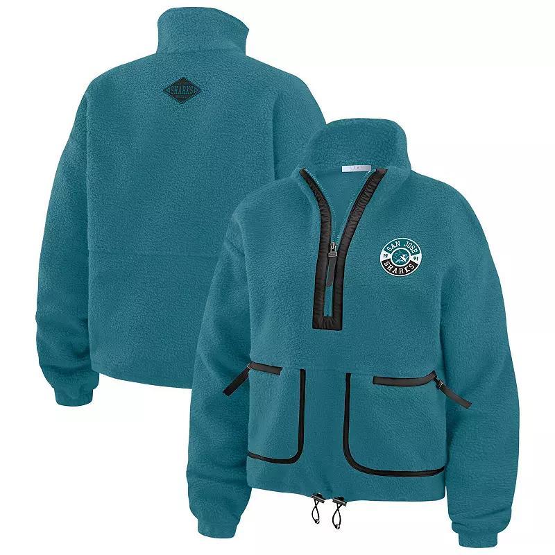 Women's WEAR by Erin Andrews  Burgundy Colorado Avalanche Polar Fleece Half-Zip Jacket, Size: Medium, Med Re Product Image