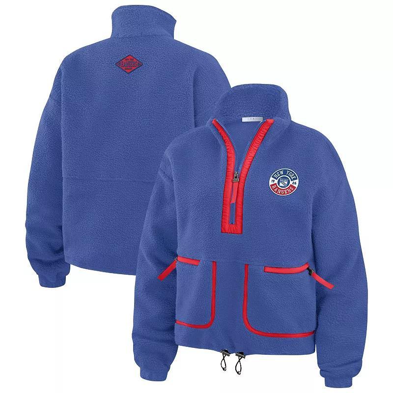 Women's WEAR by Erin Andrews  Burgundy Colorado Avalanche Polar Fleece Half-Zip Jacket, Size: Medium, Med Re Product Image
