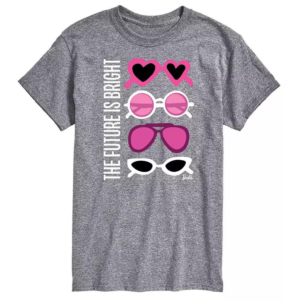 Big & Tall Barbie The Future Is Bright Graphic Tee, Mens Blue Product Image