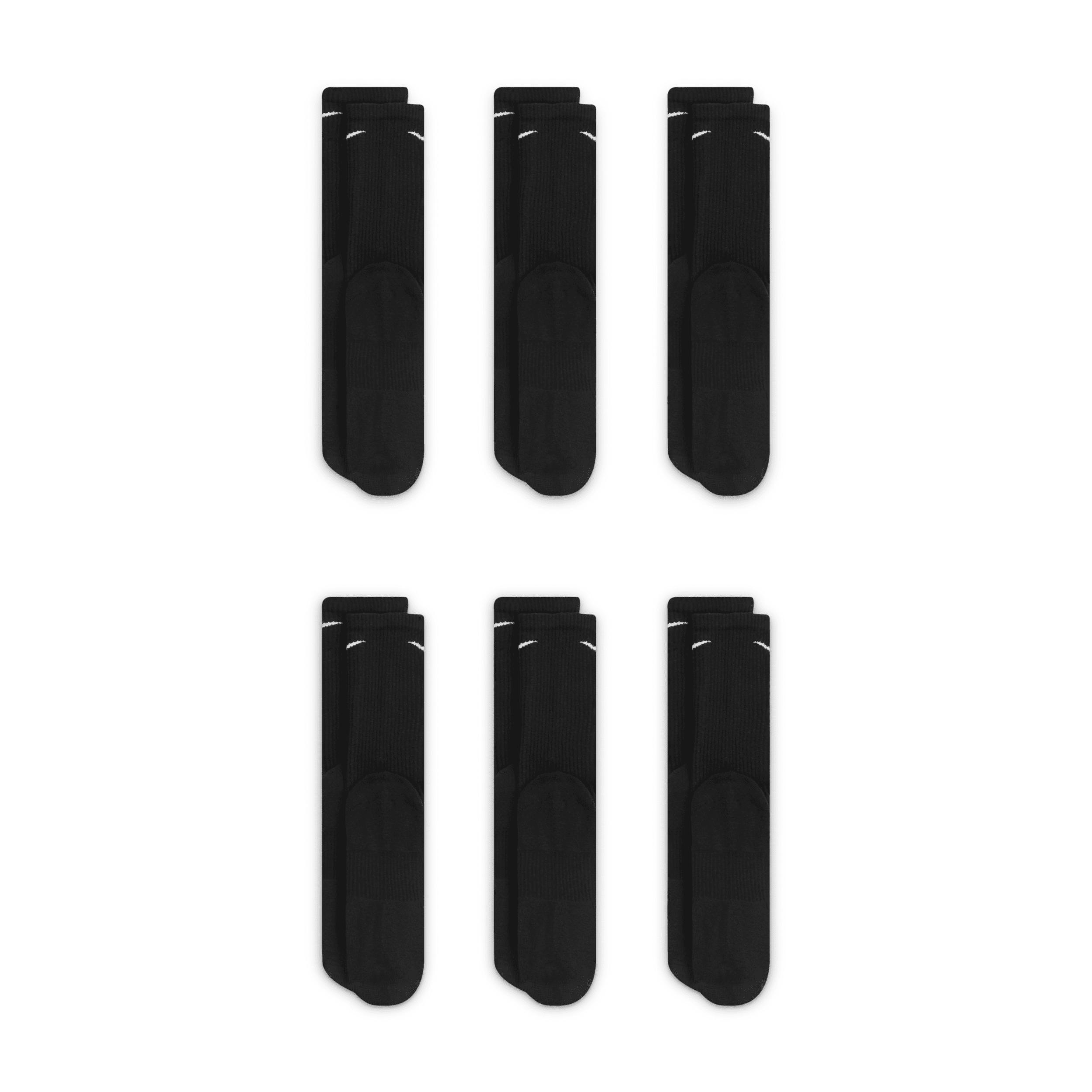 Mens Nike 6-pack Everyday Plus Cushion Crew Training Socks Product Image