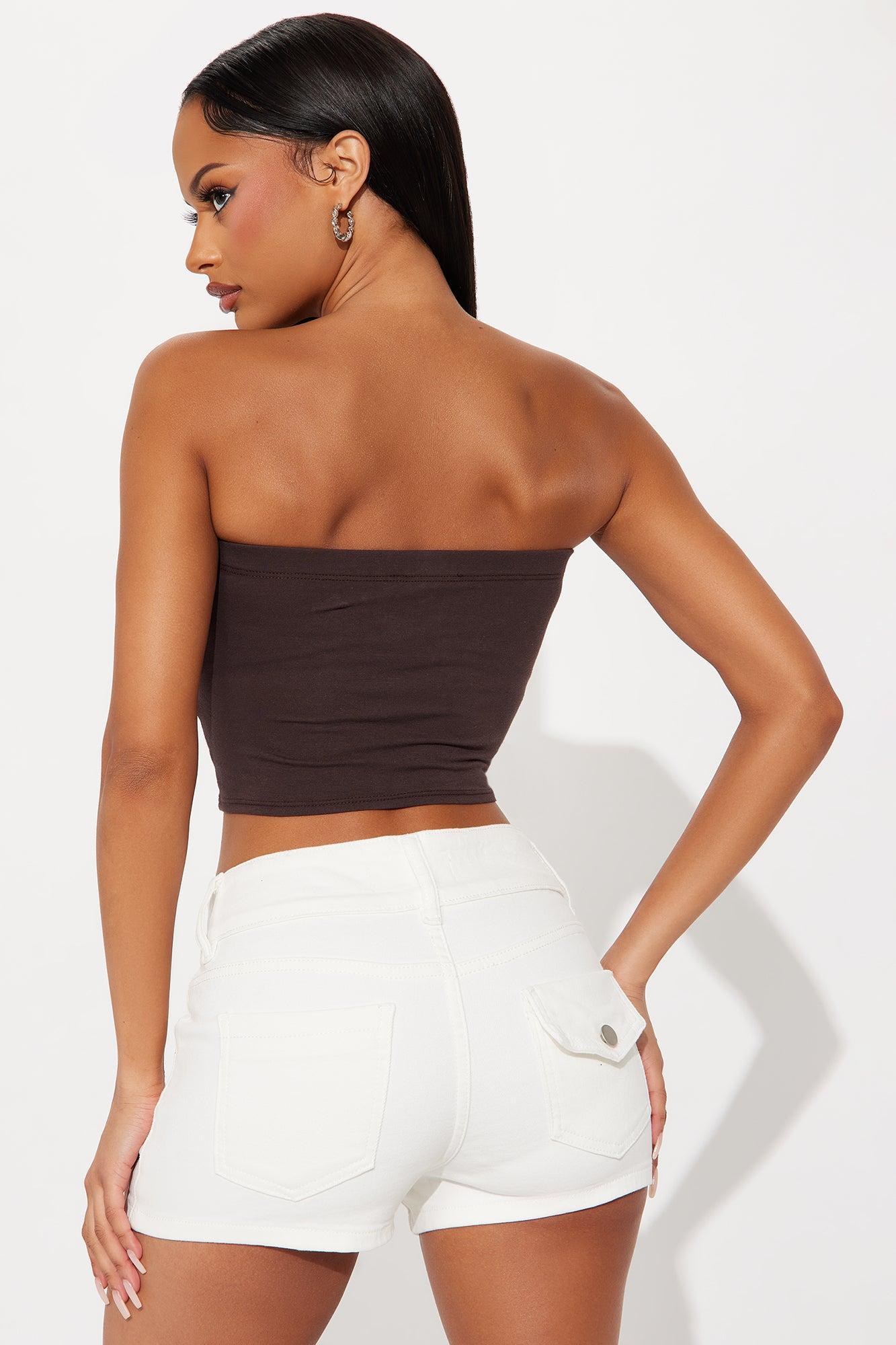 Free Love Tube Top - Brown Product Image