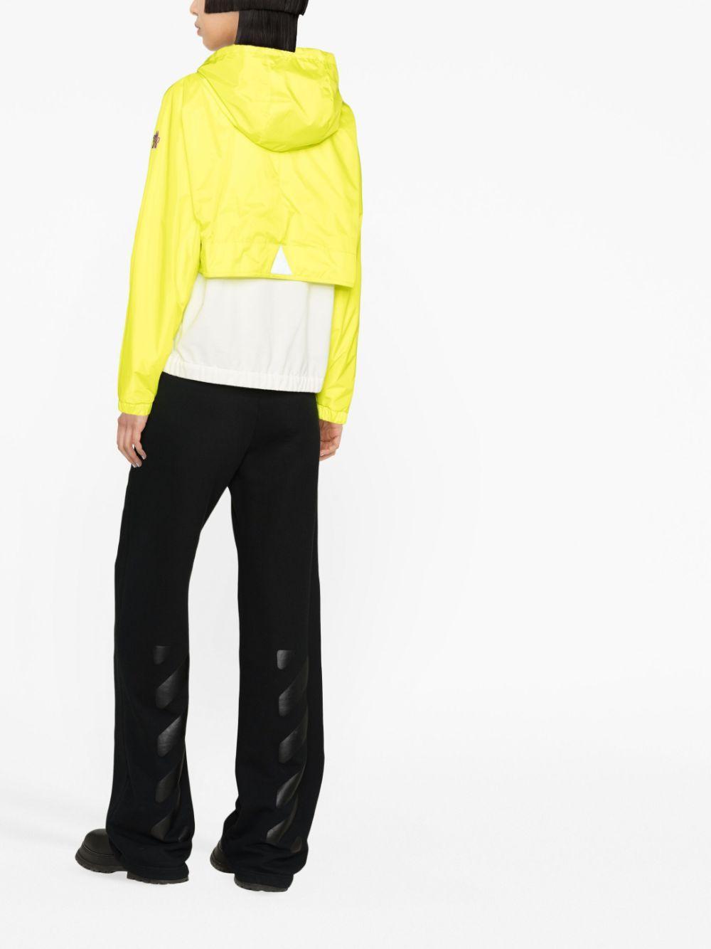 MONCLER Day-namic Two-tone Windbreaker Jacket In White Product Image
