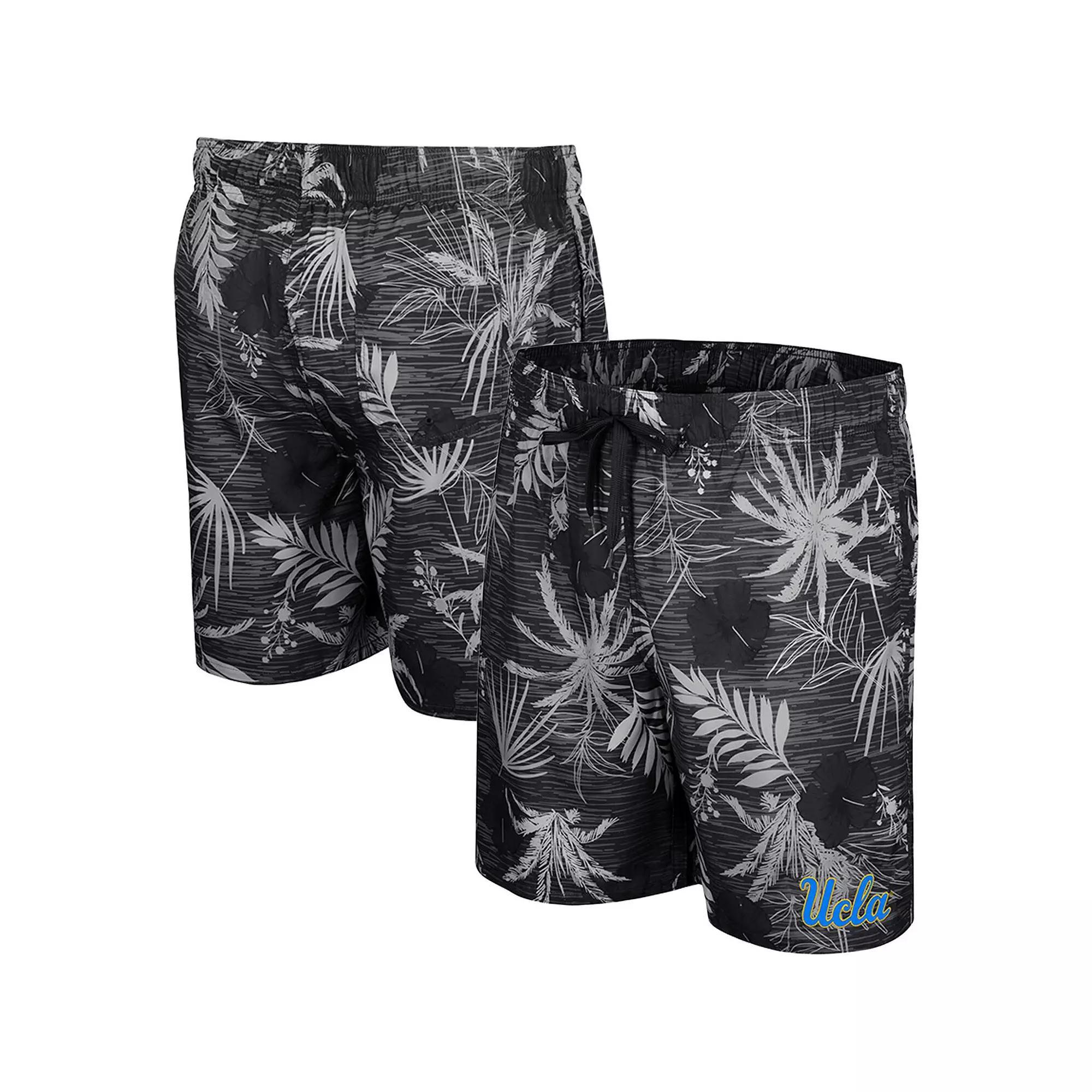 Men's Colosseum Black UCLA Bruins What Else is New Swim Shorts, Size: Medium Product Image