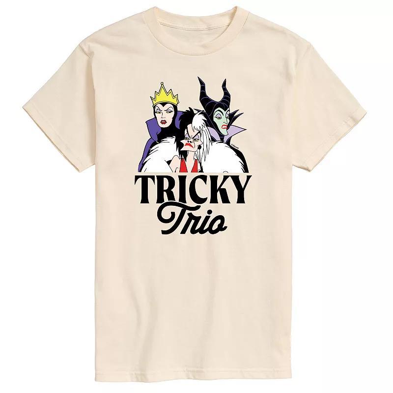 Disney Villains Men's Tricky Trio Graphic Tee, Size: XL, Red Product Image
